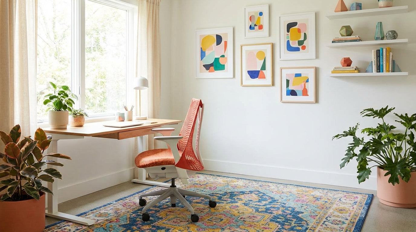Dopamine Decor Home Office: Joyful Productivity Ideas