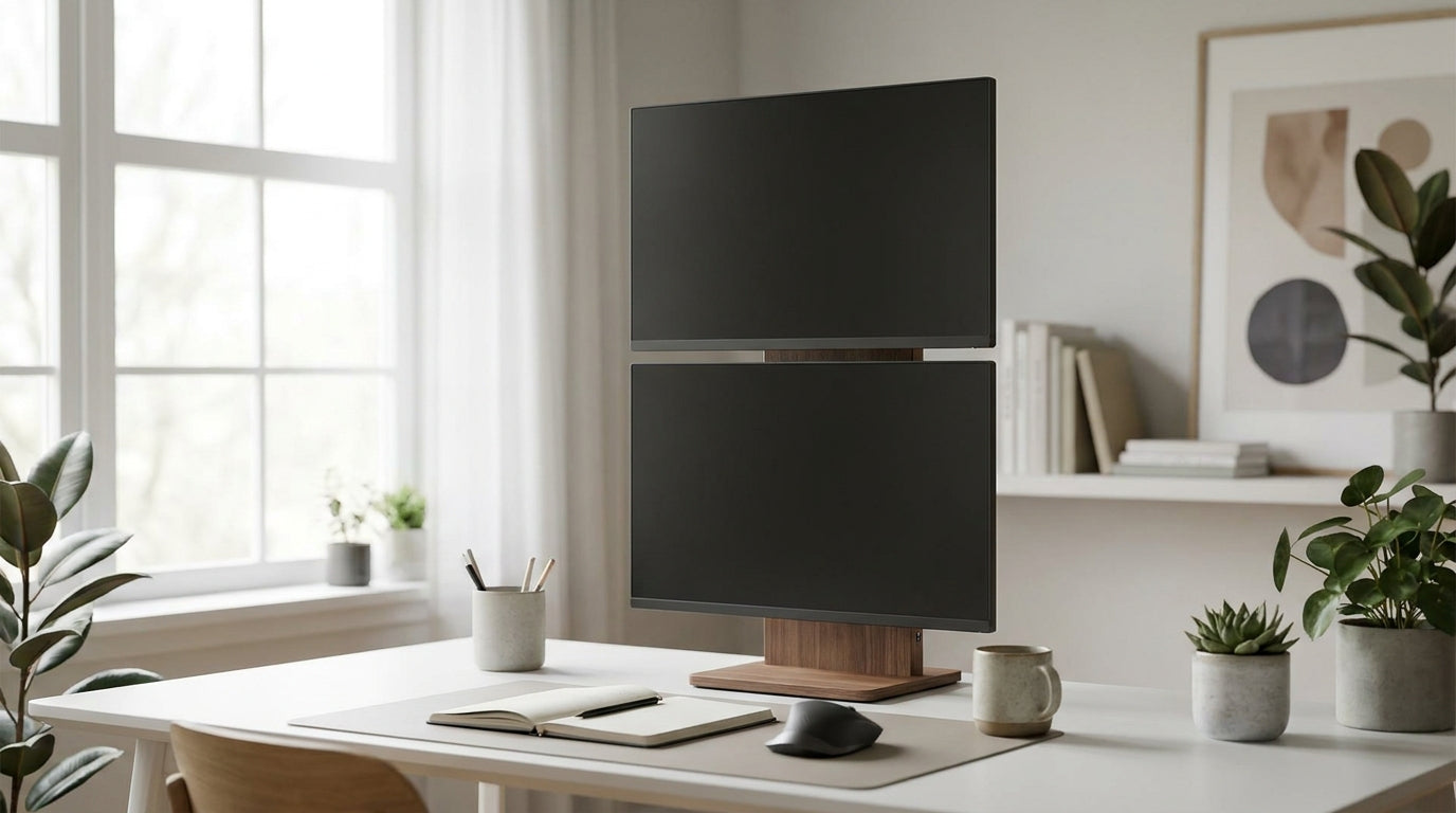 Vertical Stacked Monitor Setup: The Ultimate Ergonomic Guide