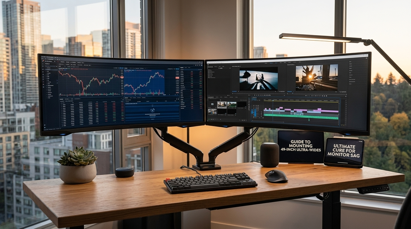 How to Mount a 49-Inch Ultrawide Monitor Without Sagging