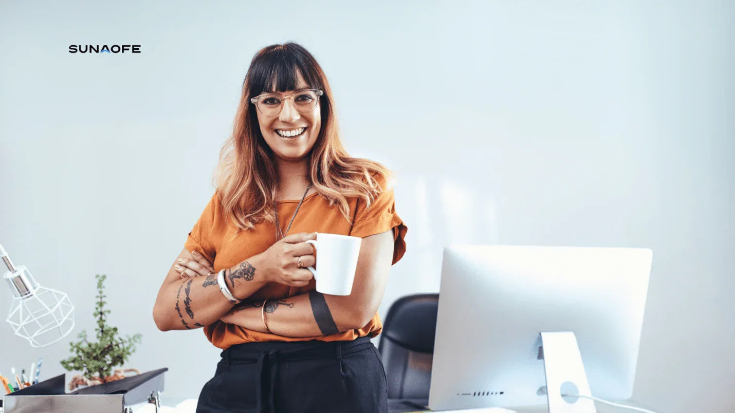 Elevate Your Workspace Sunaofe's Elegant Office Desks Redefine Sophistication - Sunaofe