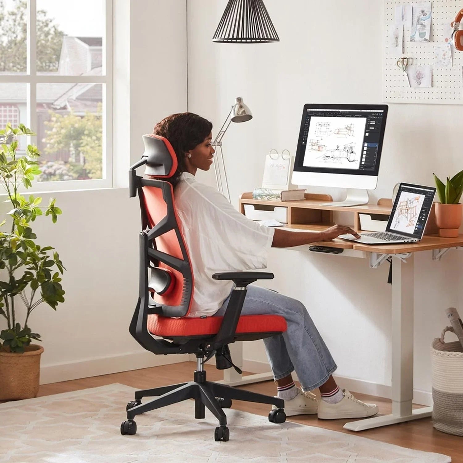 How to Adjust an Office Chair for Comfort and Posture - Sunaofe