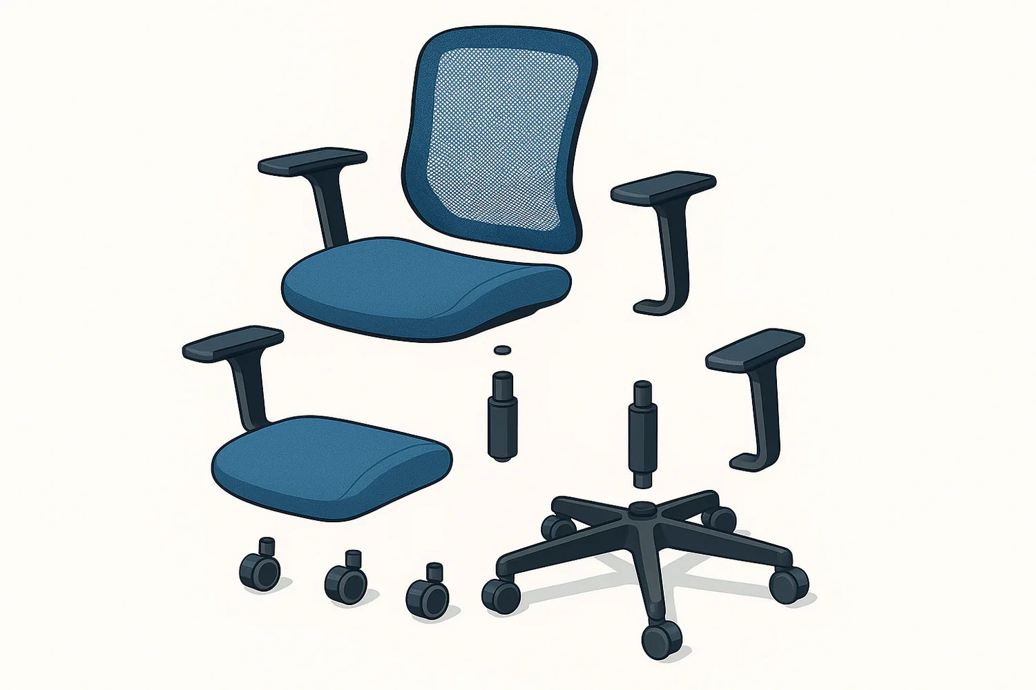 How to Assemble an Office Chair: Easy Step-by-Step Guide - Sunaofe