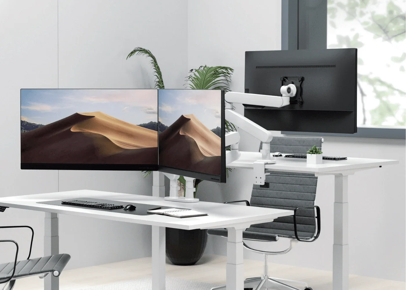 How to Install Monitor Arms - Sunaofe