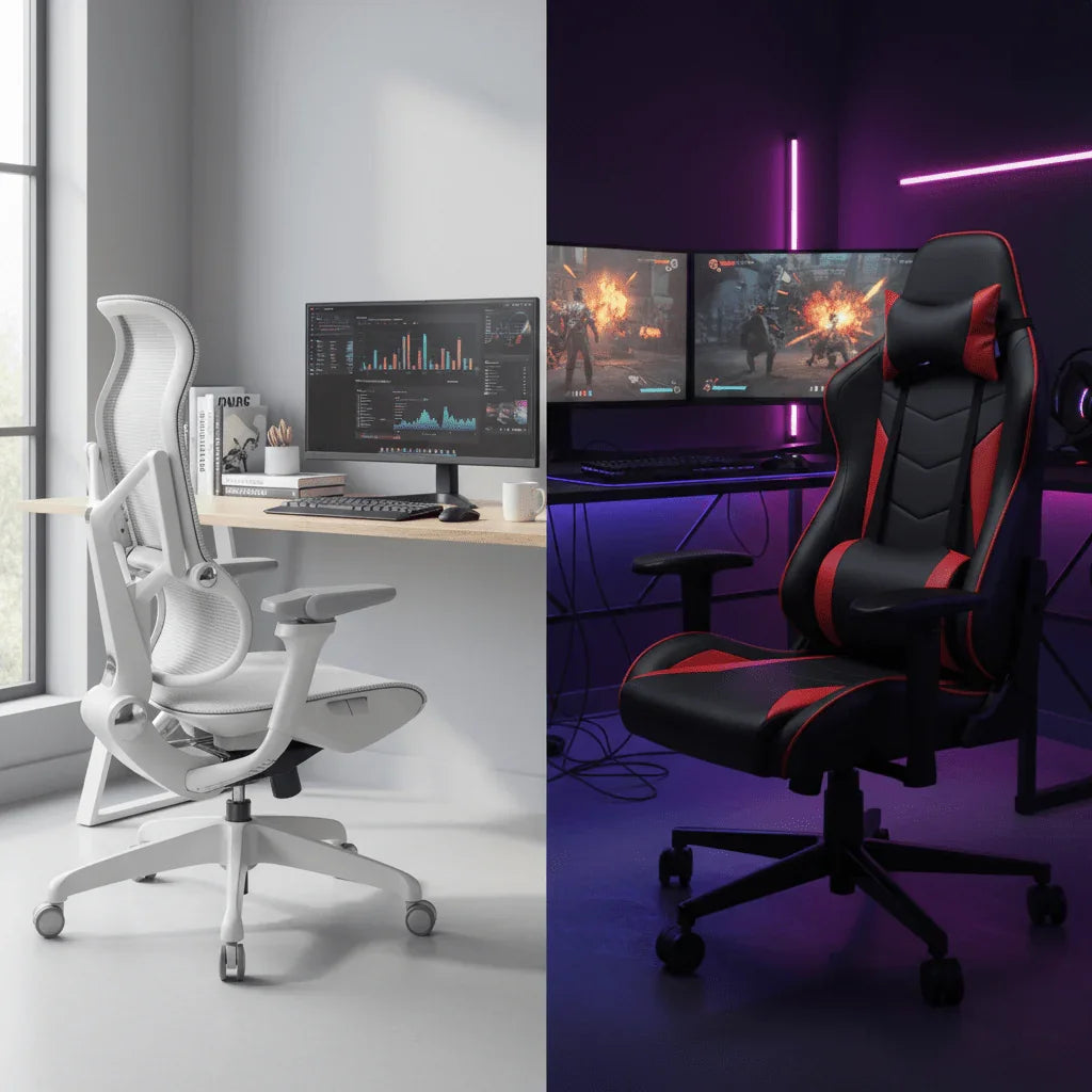 The Definitive Guide to Gaming Chair vs. Office Chair - Sunaofe