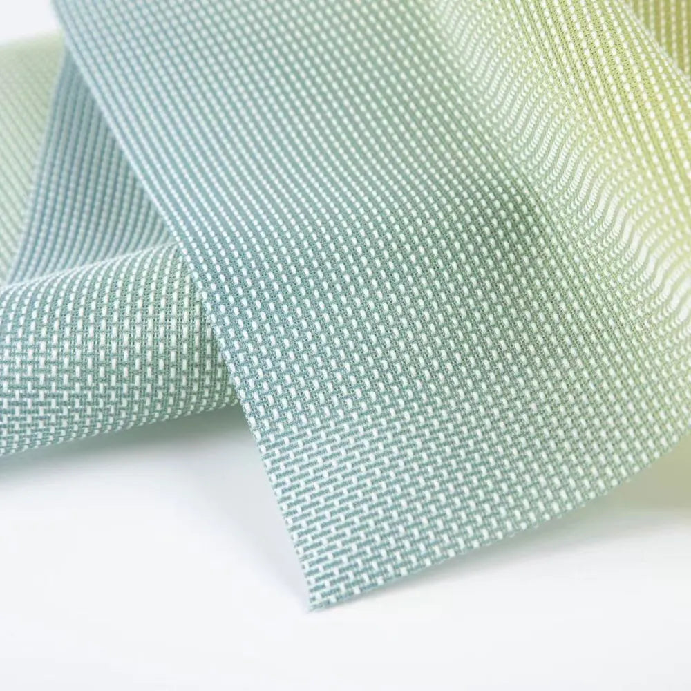 Eco Friendly Gradient Mesh Fabric Closeup