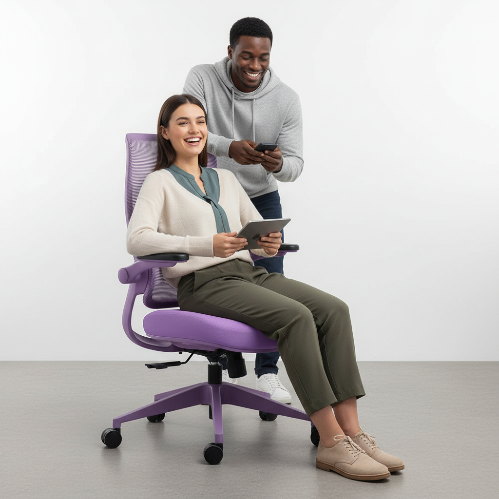 Resistance丨Purple Office Chair – Built for the Undefined