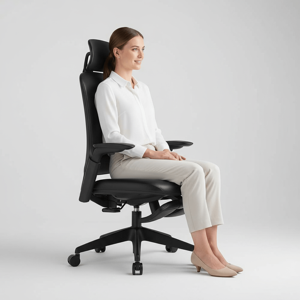 Boss Pro Leather Ergonomic Chair: Luxury, Comfort & Productivity - Sunaofe