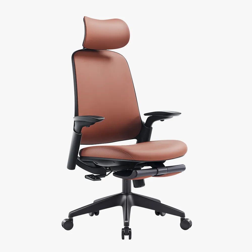 Boss Pro Leather Ergonomic Chair: Luxury, Comfort & Productivity - Sunaofe