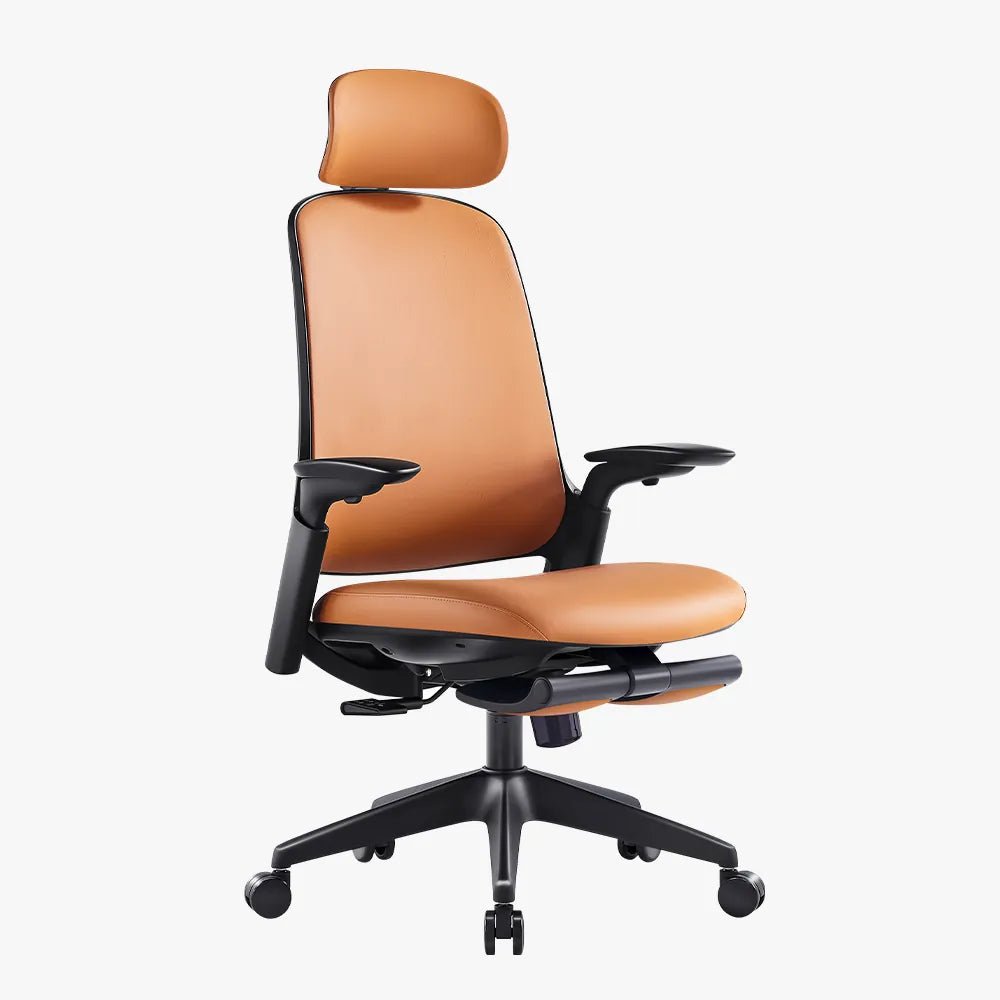 Boss Pro Leather Ergonomic Chair: Luxury, Comfort & Productivity - Sunaofe