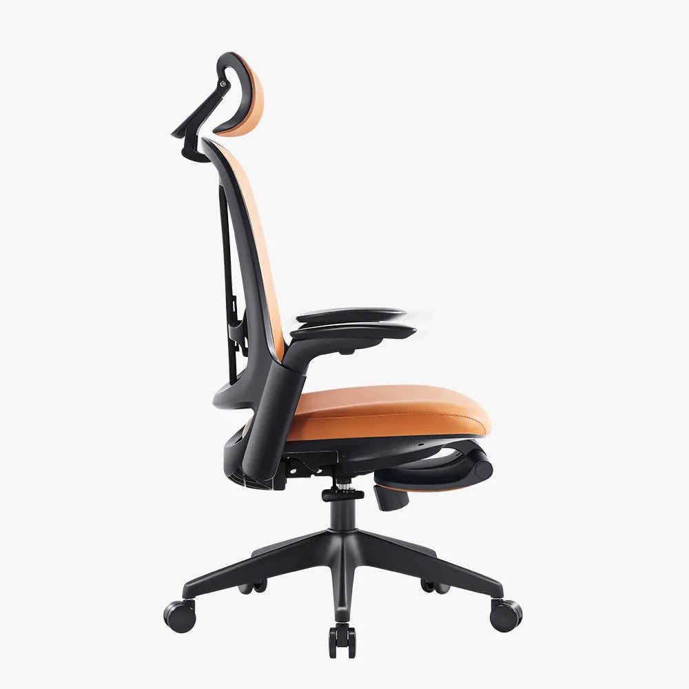Boss Pro Leather Ergonomic Chair: Luxury, Comfort & Productivity - Sunaofe