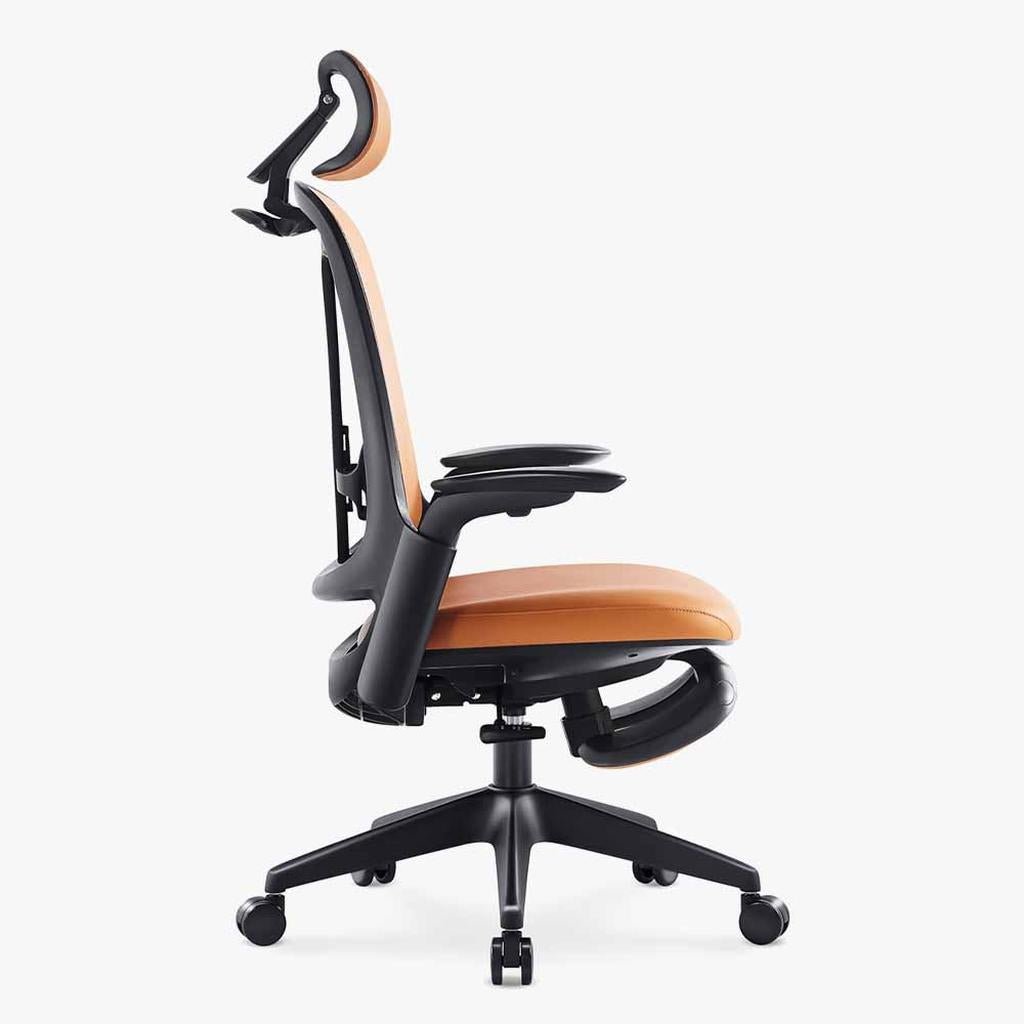 Boss Pro Leather Ergonomic Chair: Luxury, Comfort & Productivity - Sunaofe