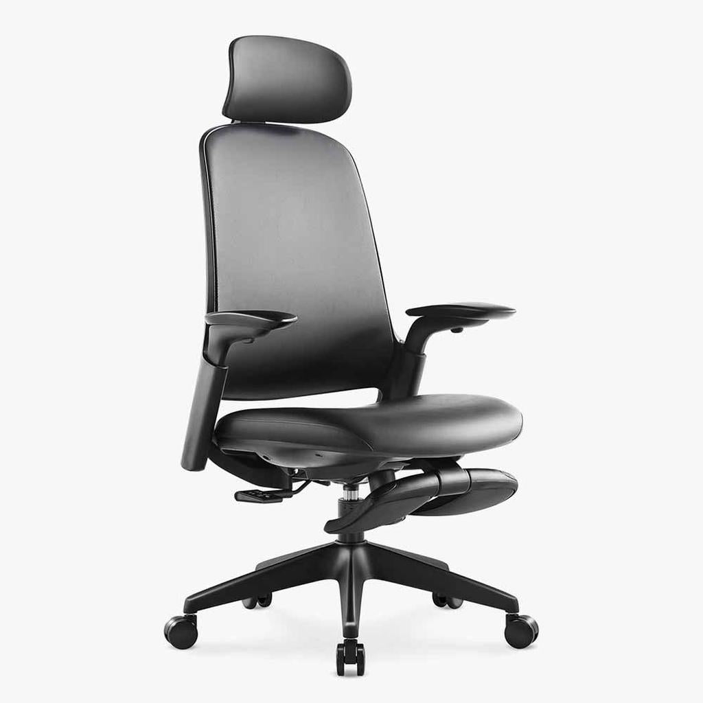 Boss Pro Leather Ergonomic Chair: Luxury, Comfort & Productivity - Sunaofe