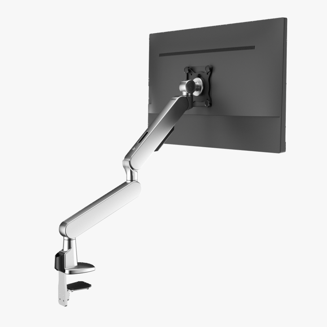 #type_silver monitor arm