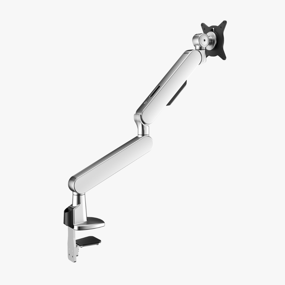 #type_silver monitor arm