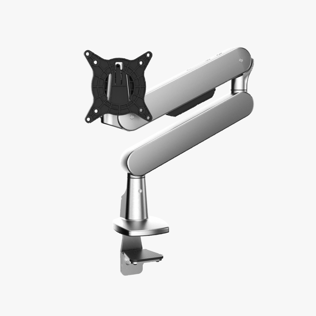 #type_silver monitor arm