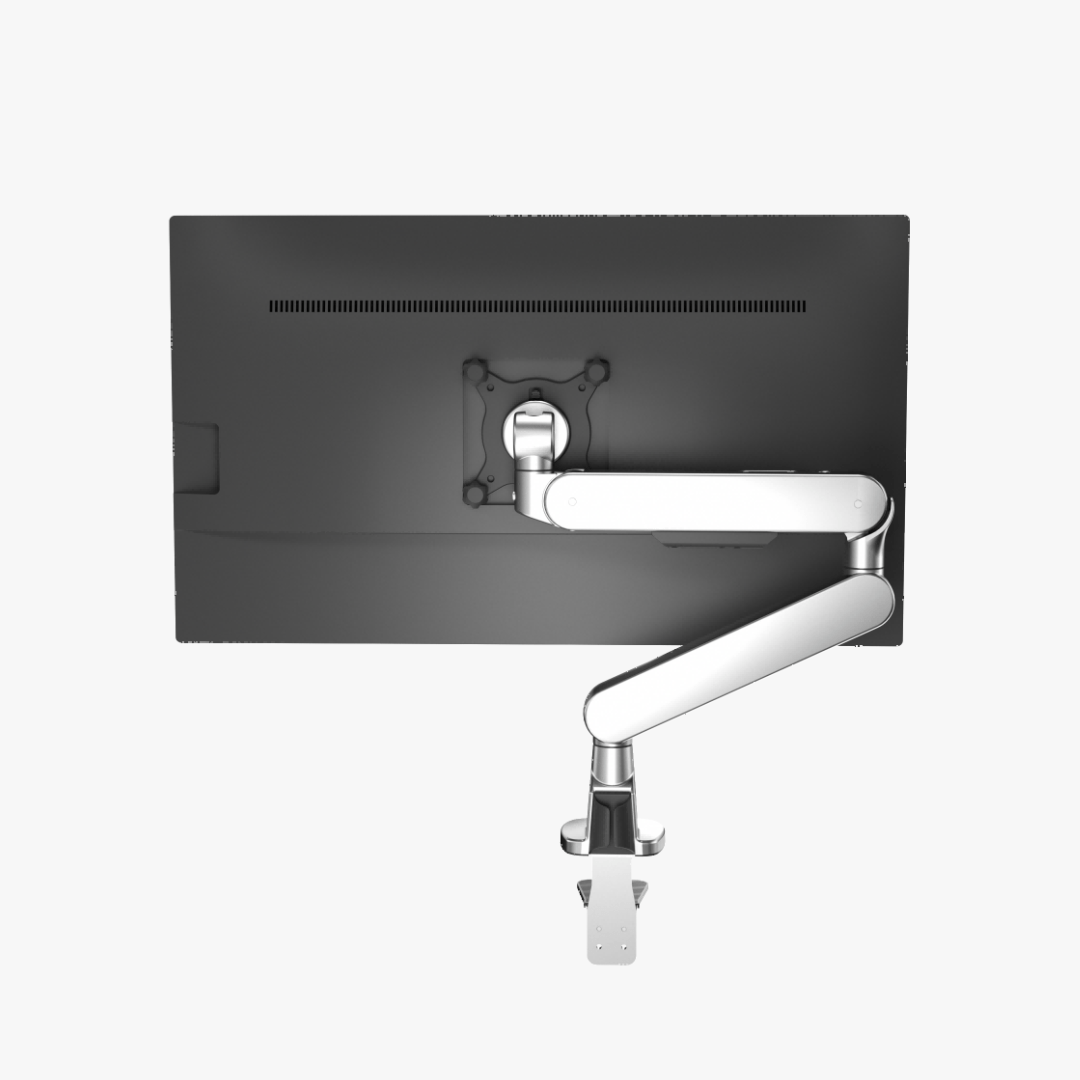 #type_silver monitor arm