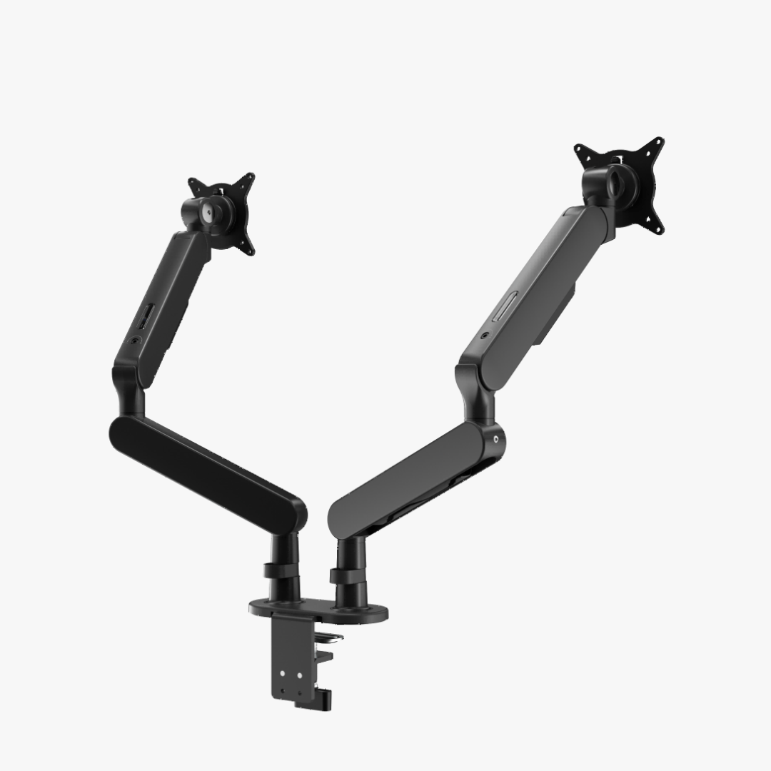 #type_black monitor arm