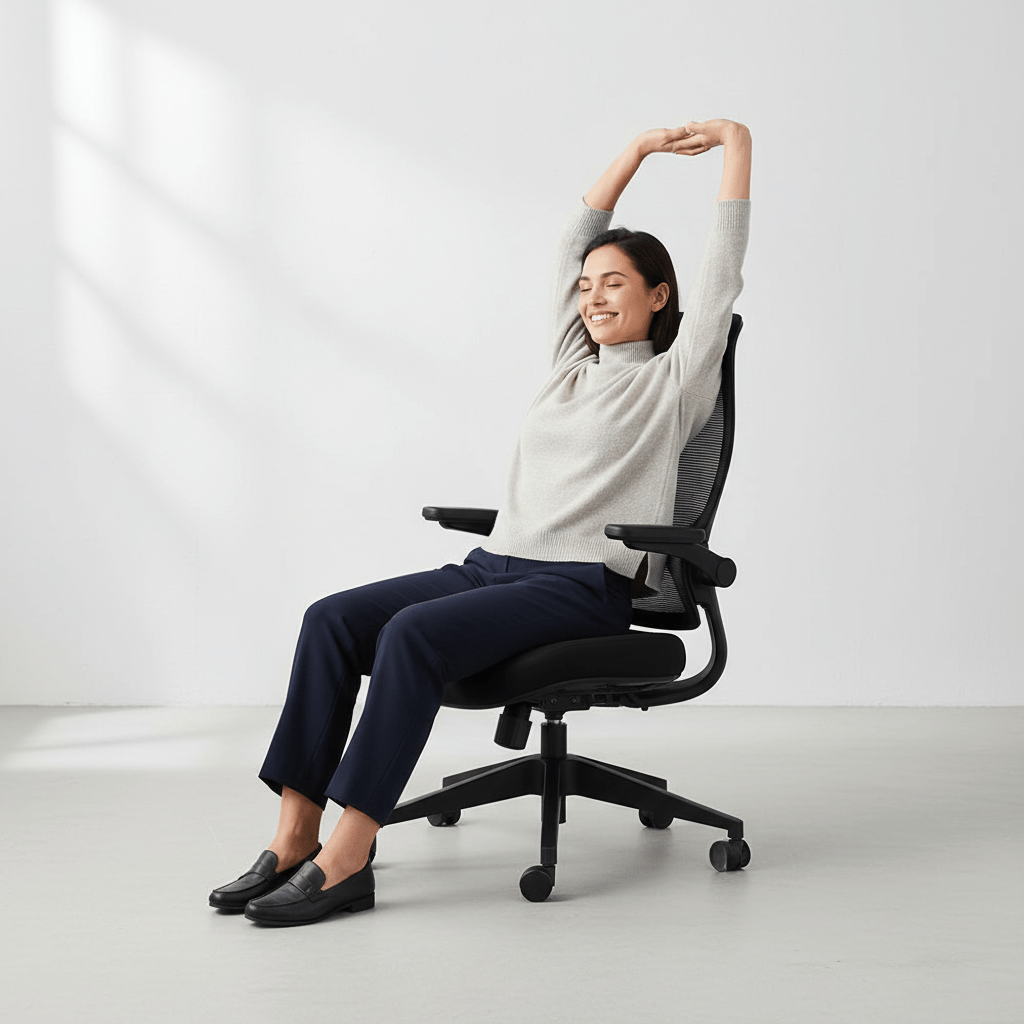 Resistance丨Black Office Chair – Built for Vision - Sunaofe