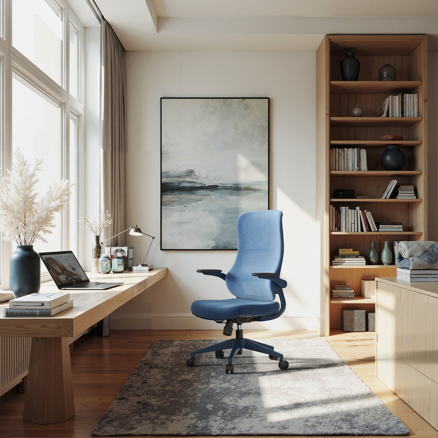 Resistance丨Blue Ergonomic Office Chair – Built for Peace - Sunaofe