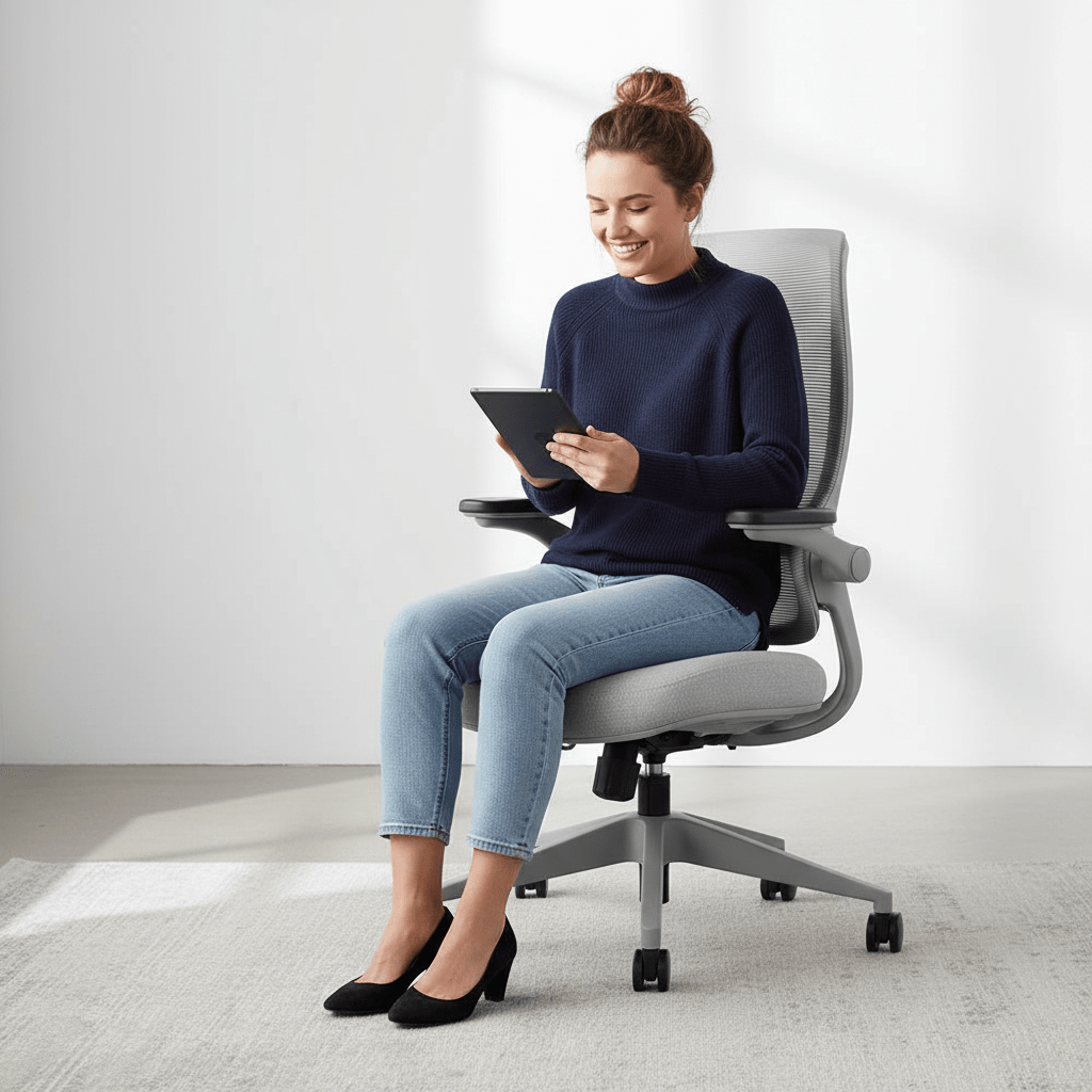 Resistance丨Gray Office Mesh Chair – Built for Discipline - Sunaofe