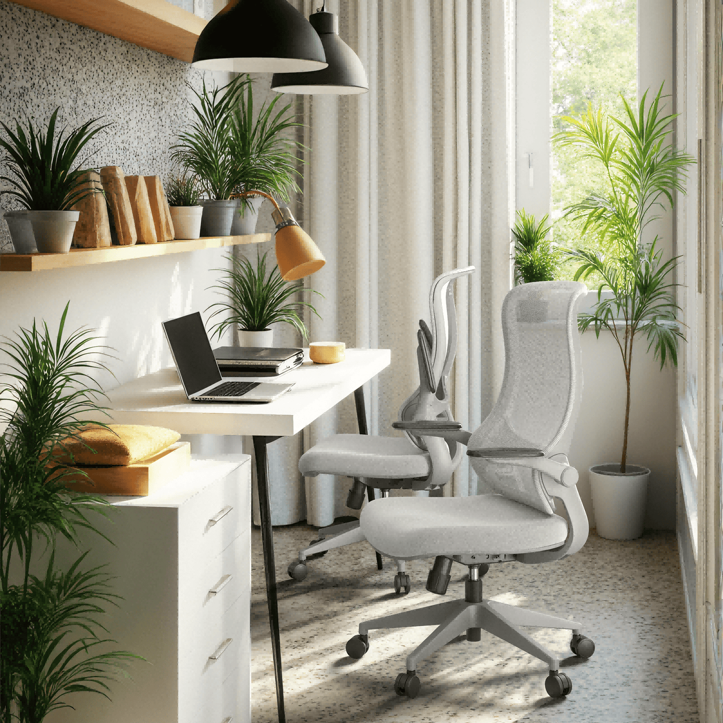 Resistance丨Gray Office Mesh Chair – Built for Discipline - Sunaofe