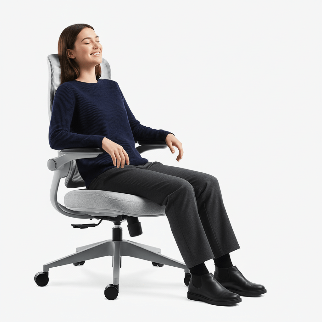 Resistance丨Gray Office Mesh Chair – Built for Discipline - Sunaofe