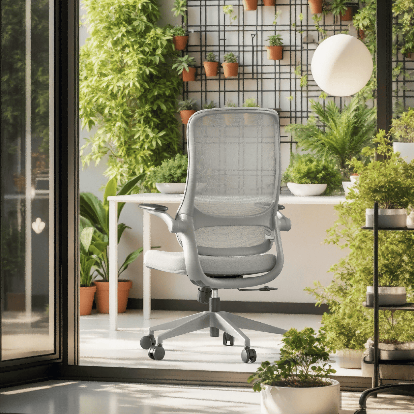 Resistance丨Gray Office Mesh Chair – Built for Discipline - Sunaofe