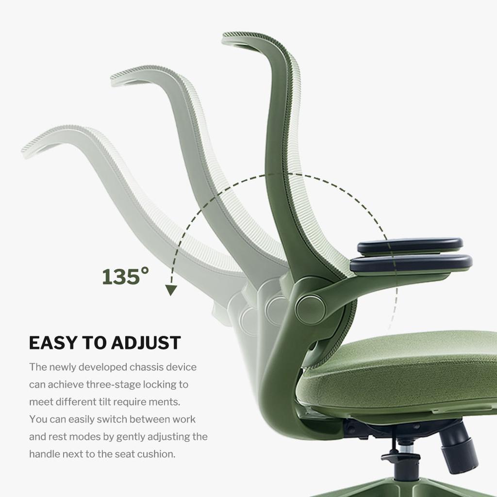 Resistance丨Green Office Chair – Built for Initiative丨Early access –Delivery in 90 days, Refund anytime until shipped - Sunaofe