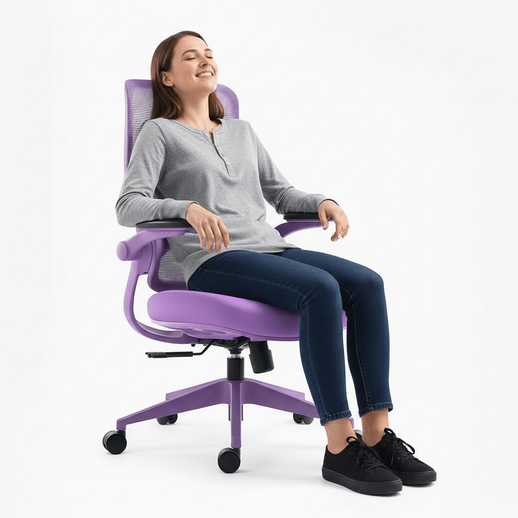 Resistance丨Purple Office Chair – Built for the Undefined - Sunaofe