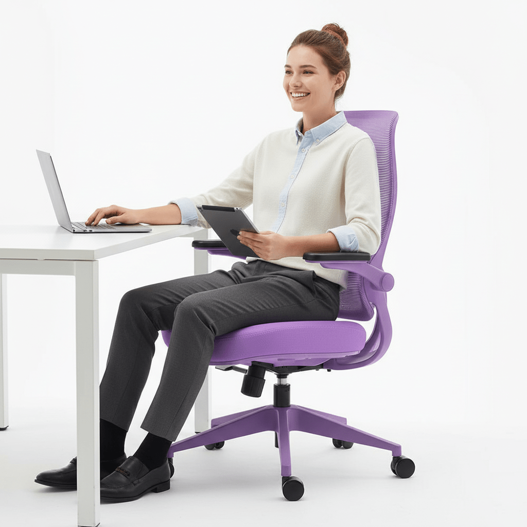 Resistance丨Purple Office Chair – Built for the Undefined - Sunaofe