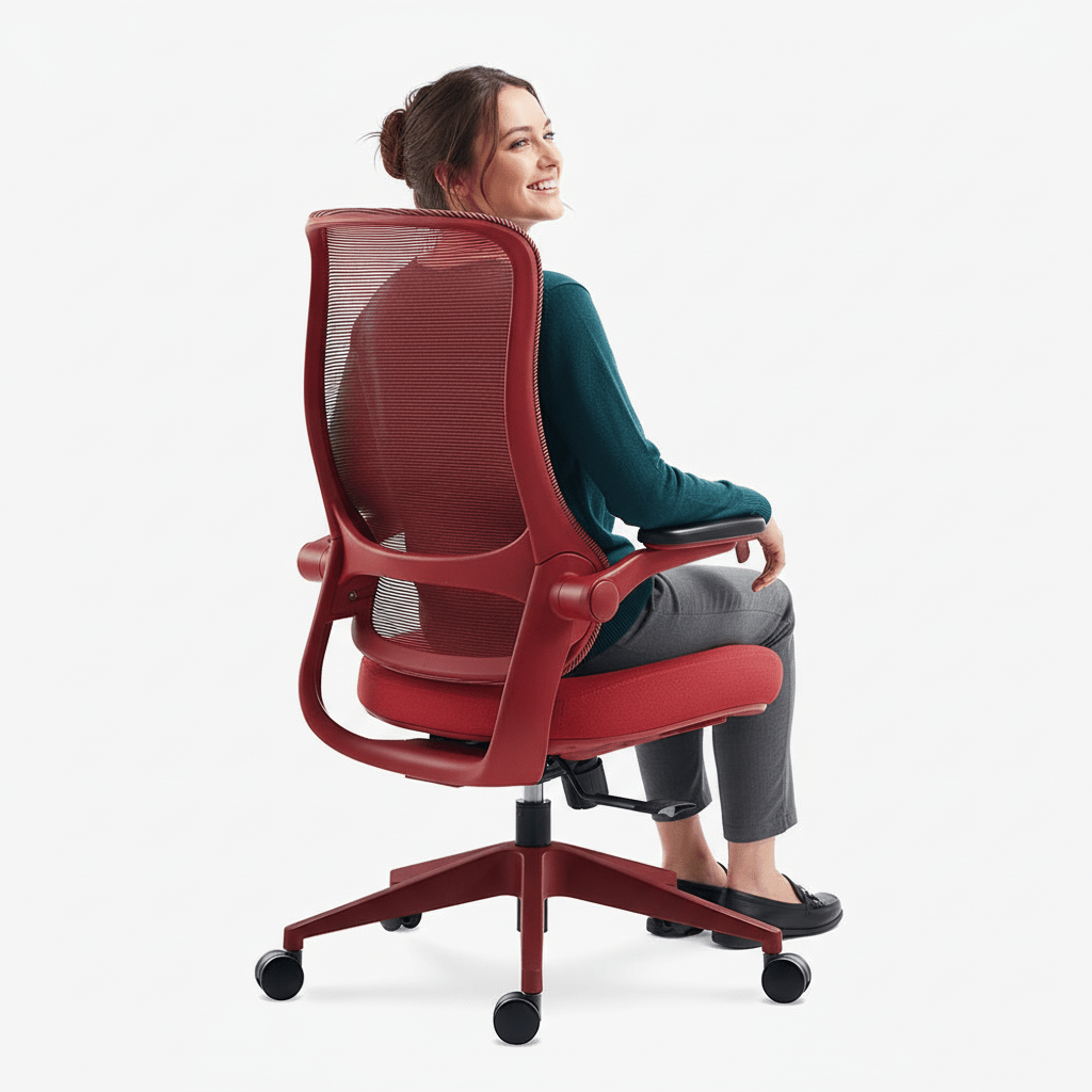 Resistance丨Red Office Chair – Built for Passion - Sunaofe