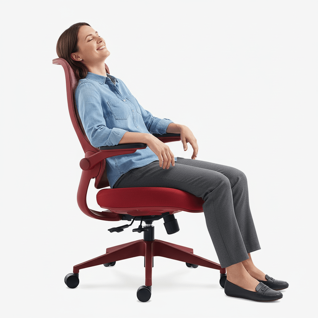 Resistance丨Red Office Chair – Built for Passion - Sunaofe