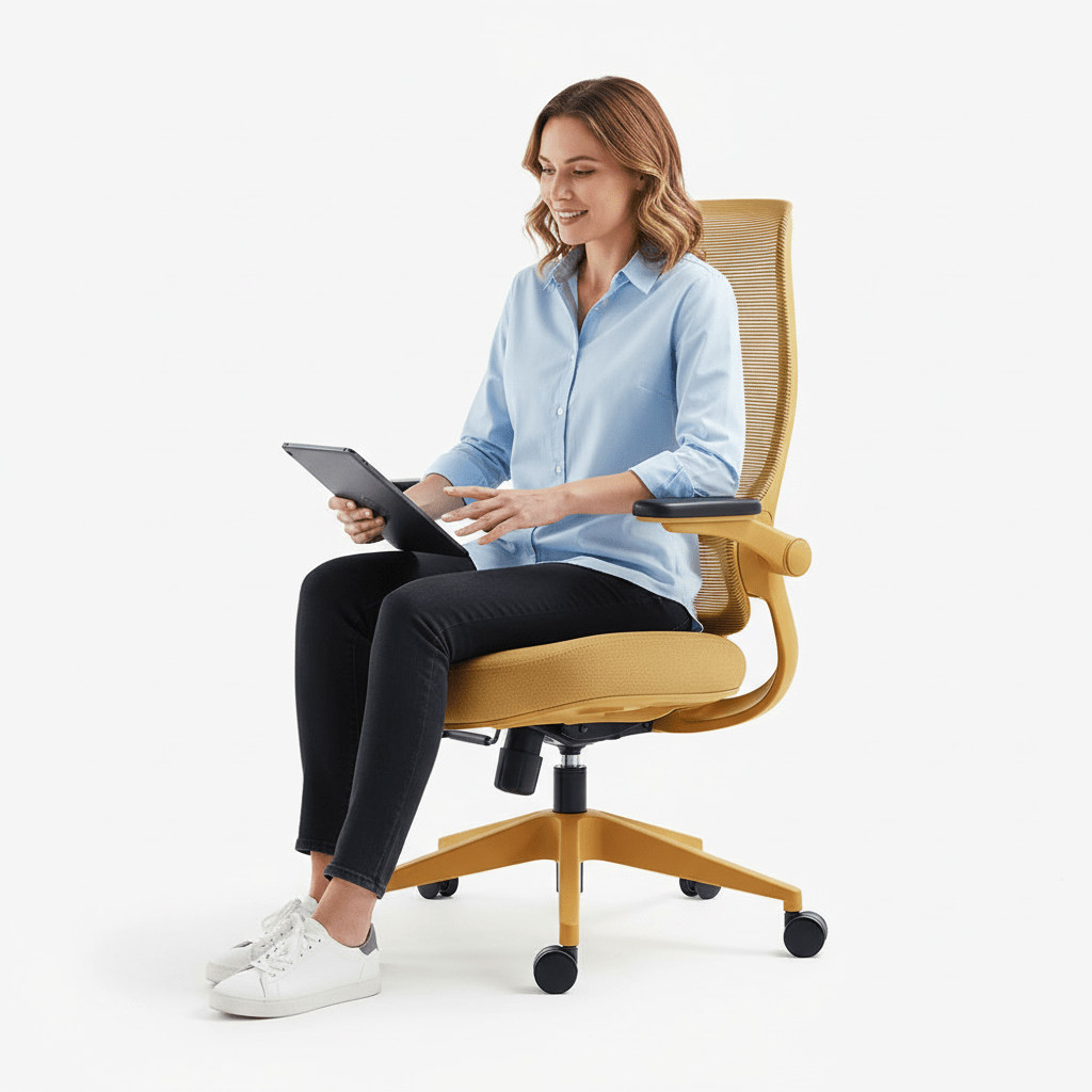 Resistance丨Yellow Office Chair – Built for Consistency - Sunaofe