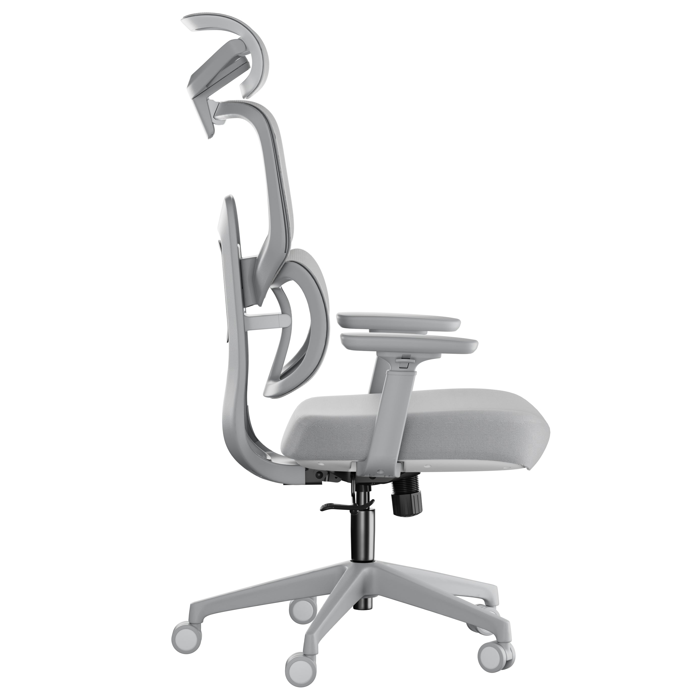 #Headrest_With Headrest #Color_light grey