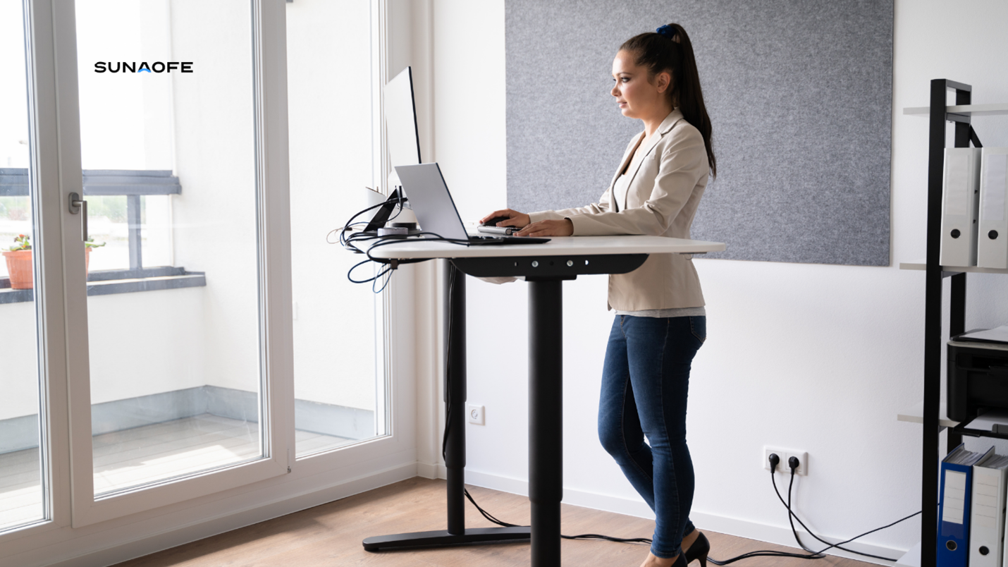 From Classic to Contemporary Transform Your Black-and-White Room with a Standing Desk sunaofe blog 2240x1260