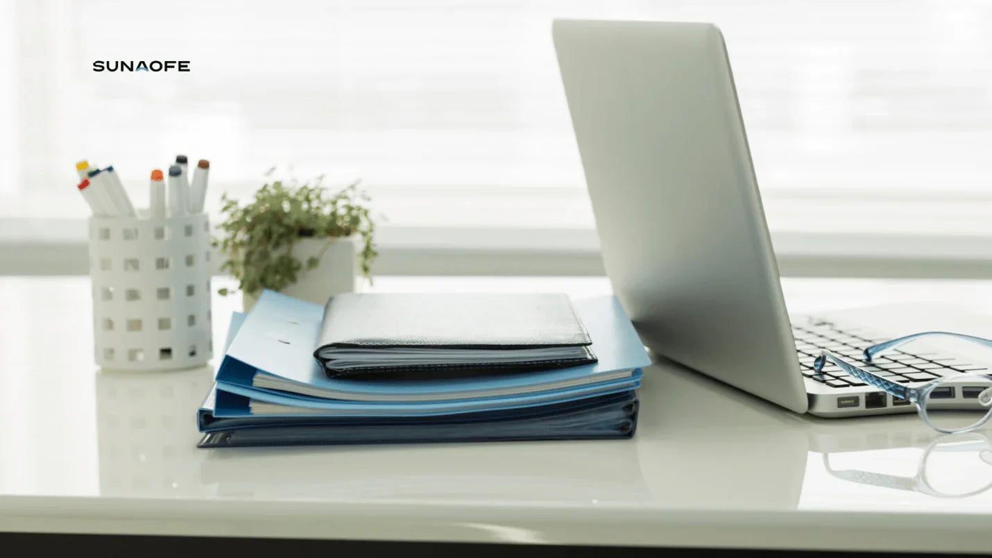 Contrast and Comfort: A Guide to Harmonizing a Standing Desk in Your Home Office - Sunaofe