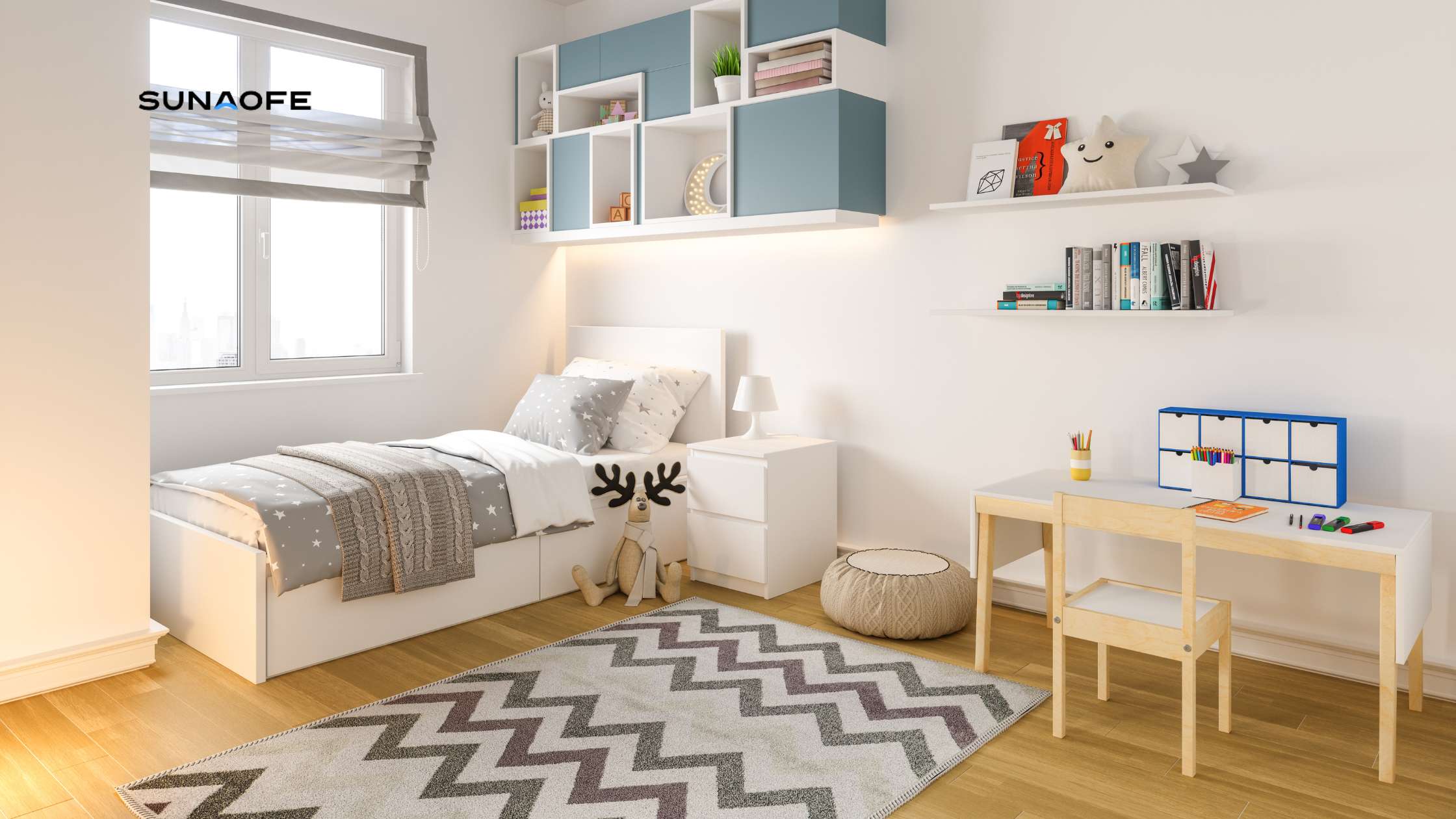 How to Create a Comfortable and Functional Study Space for Your Children - Sunaofe