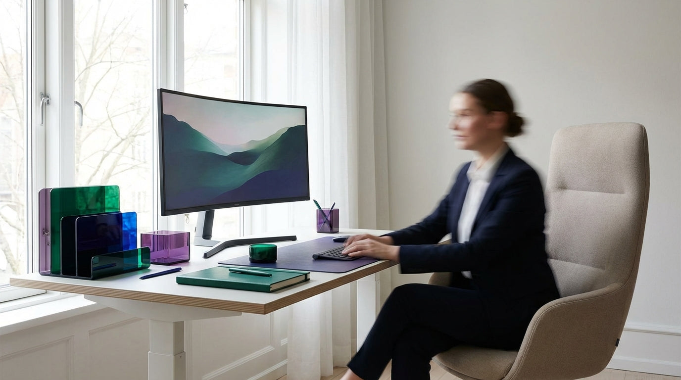 Mastering Jewel-Toned Ergonomic Office Aesthetics