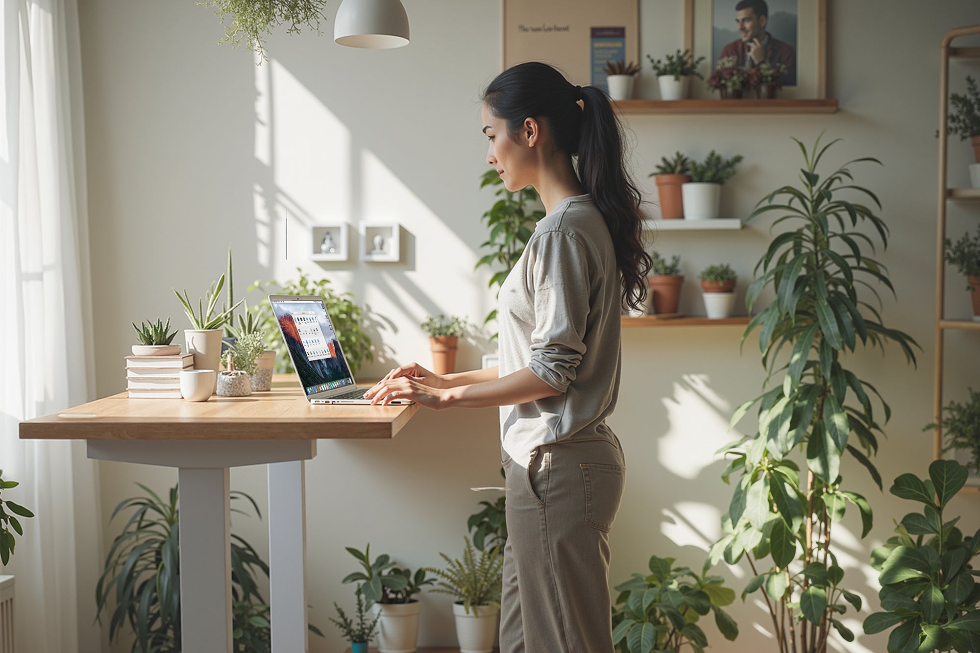 Sunaofe adjustment Standing Desk in Workspace