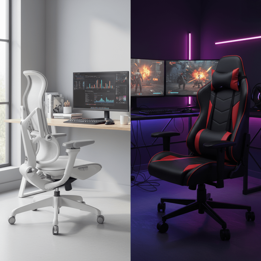 The Definitive Guide to Gaming Chair vs. Office Chair - Sunaofe