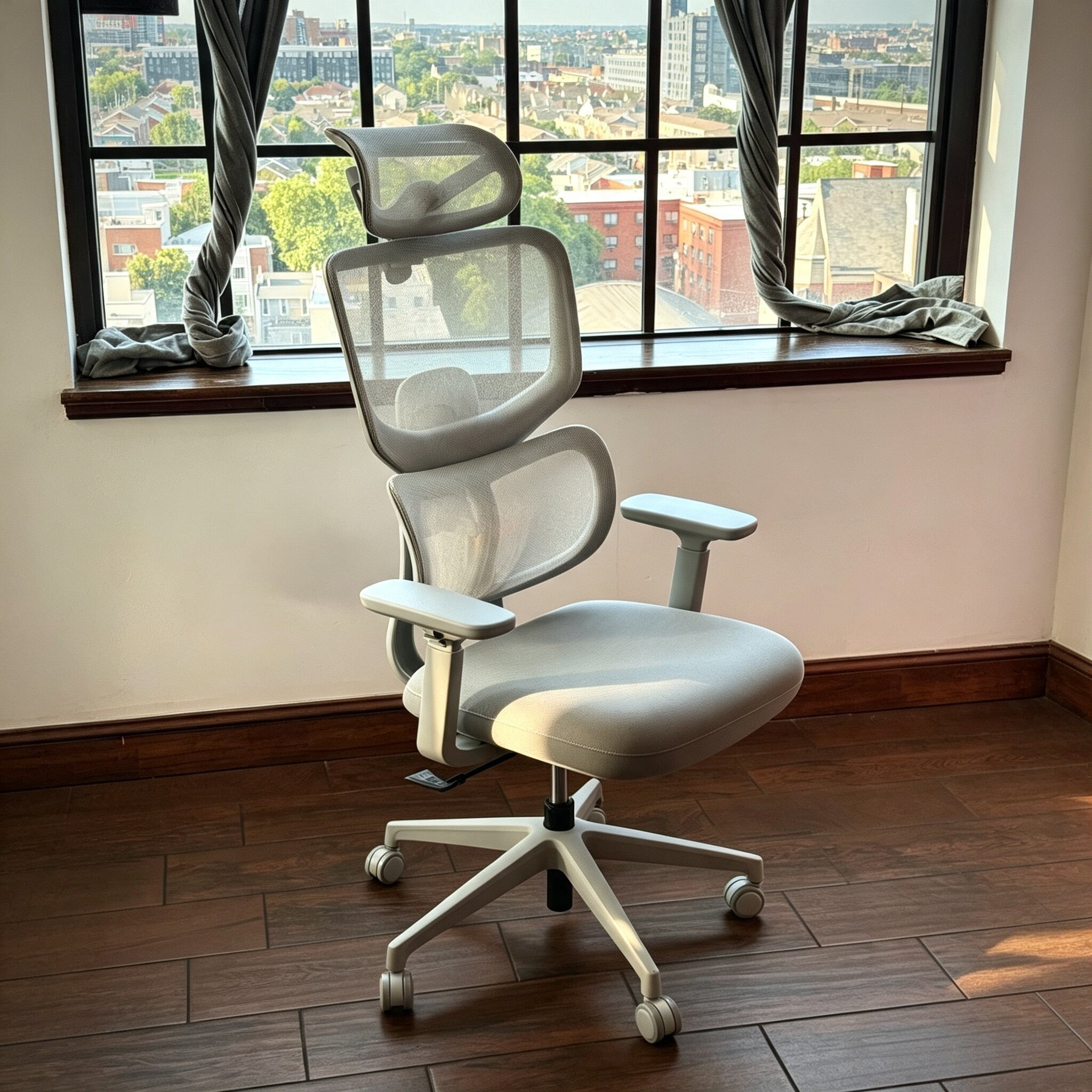 #Headrest_With Headrest #Color_light grey