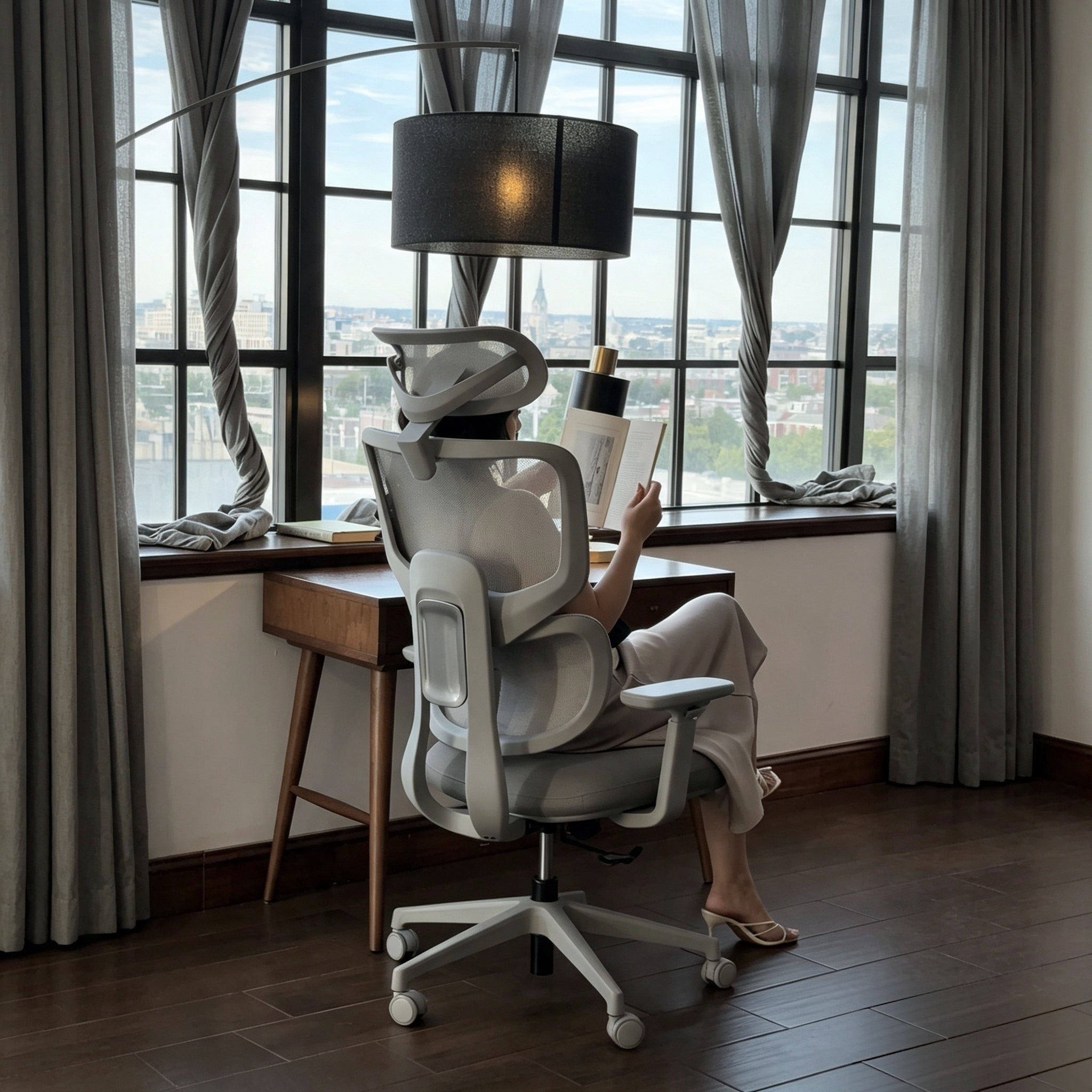#Headrest_With Headrest #Color_light grey