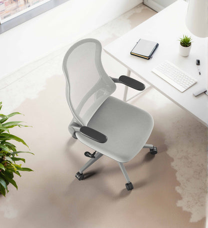 Resistance丨Gray Office Mesh Chair – Built for Discipline