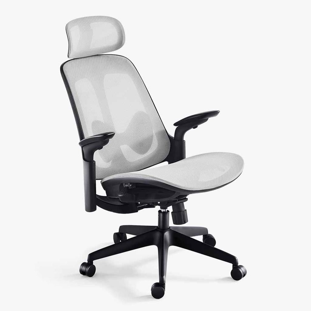 White Ergonomic Office Mesh Chair