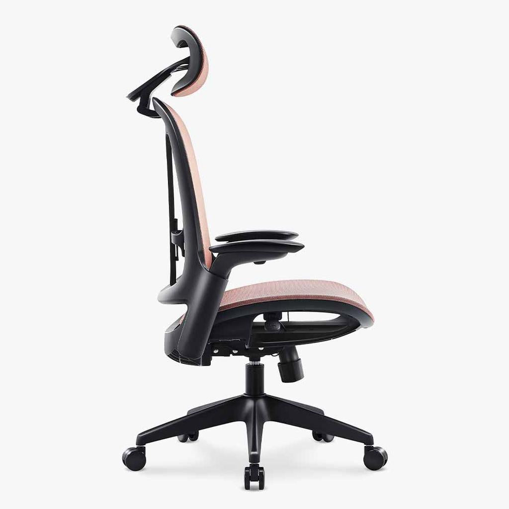 Ergonomic Office Mesh Chair Pink Color