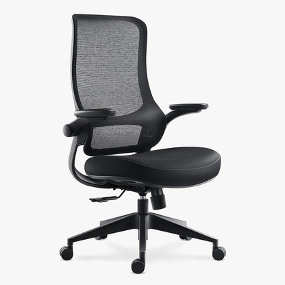 Sunaofe Ergonomic Sustainable Black Office Chair Three Quarter View