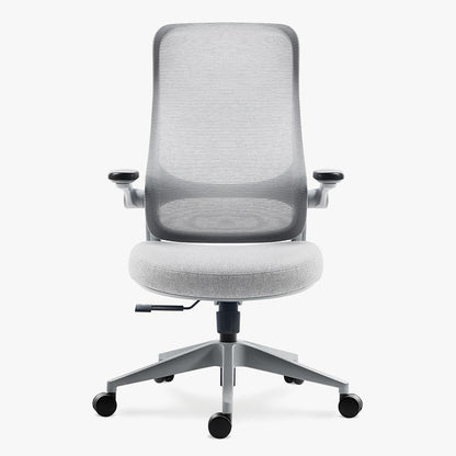 Sunaofe Ergonomic Gray Office Desk Chair Front View