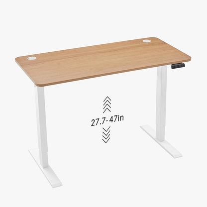 Sunaofe Oak Smart Adjustable Desk Height Adjustment