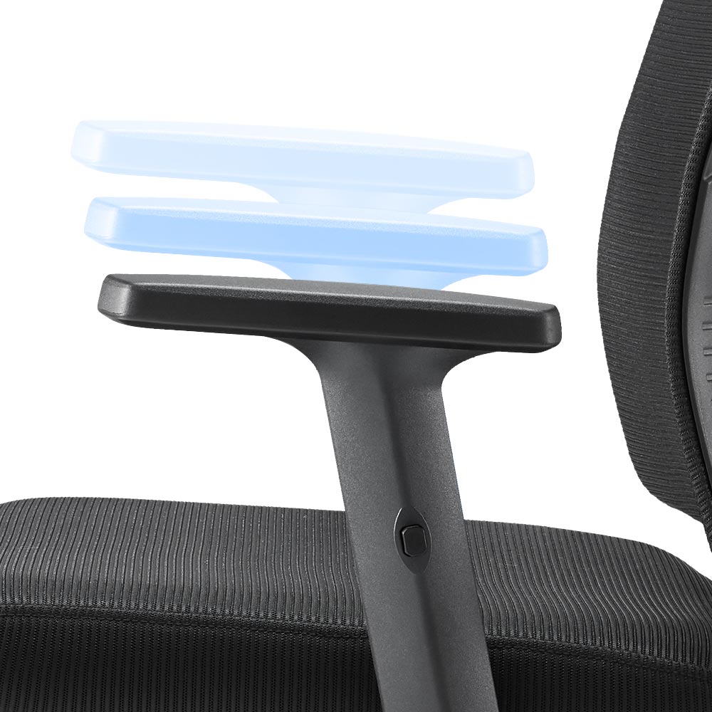 Sunaofe Office Chair Adjustable Armrests Close Up