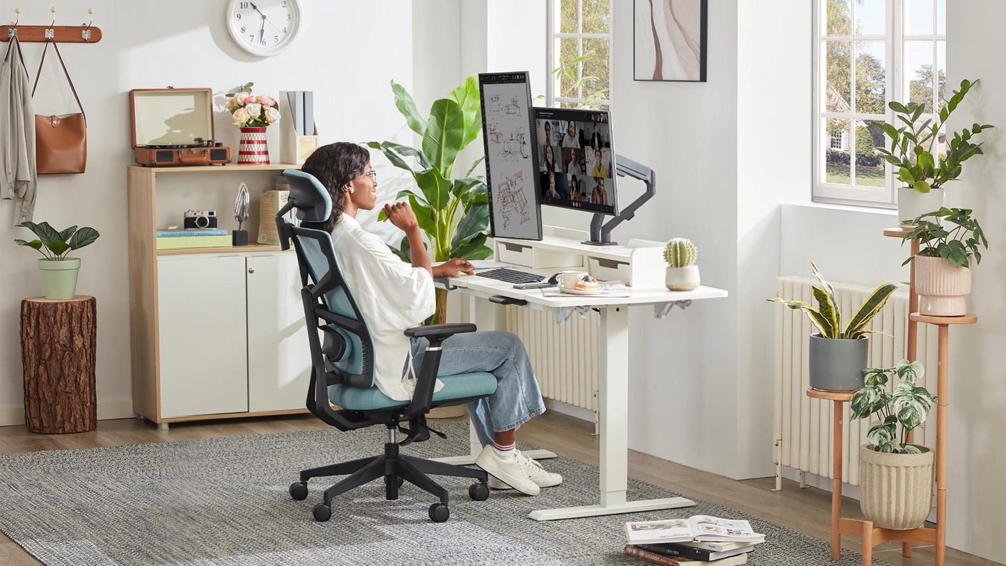 Sunaofe Office Chair Woman Video Call Home Office